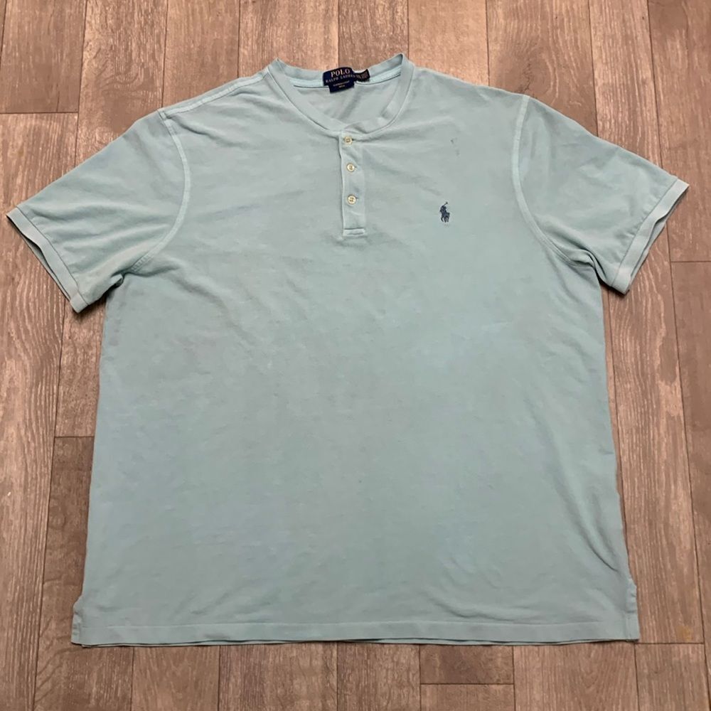 Mens Polo Ralph Lauren 3 Button Crewneck‎ Shirt